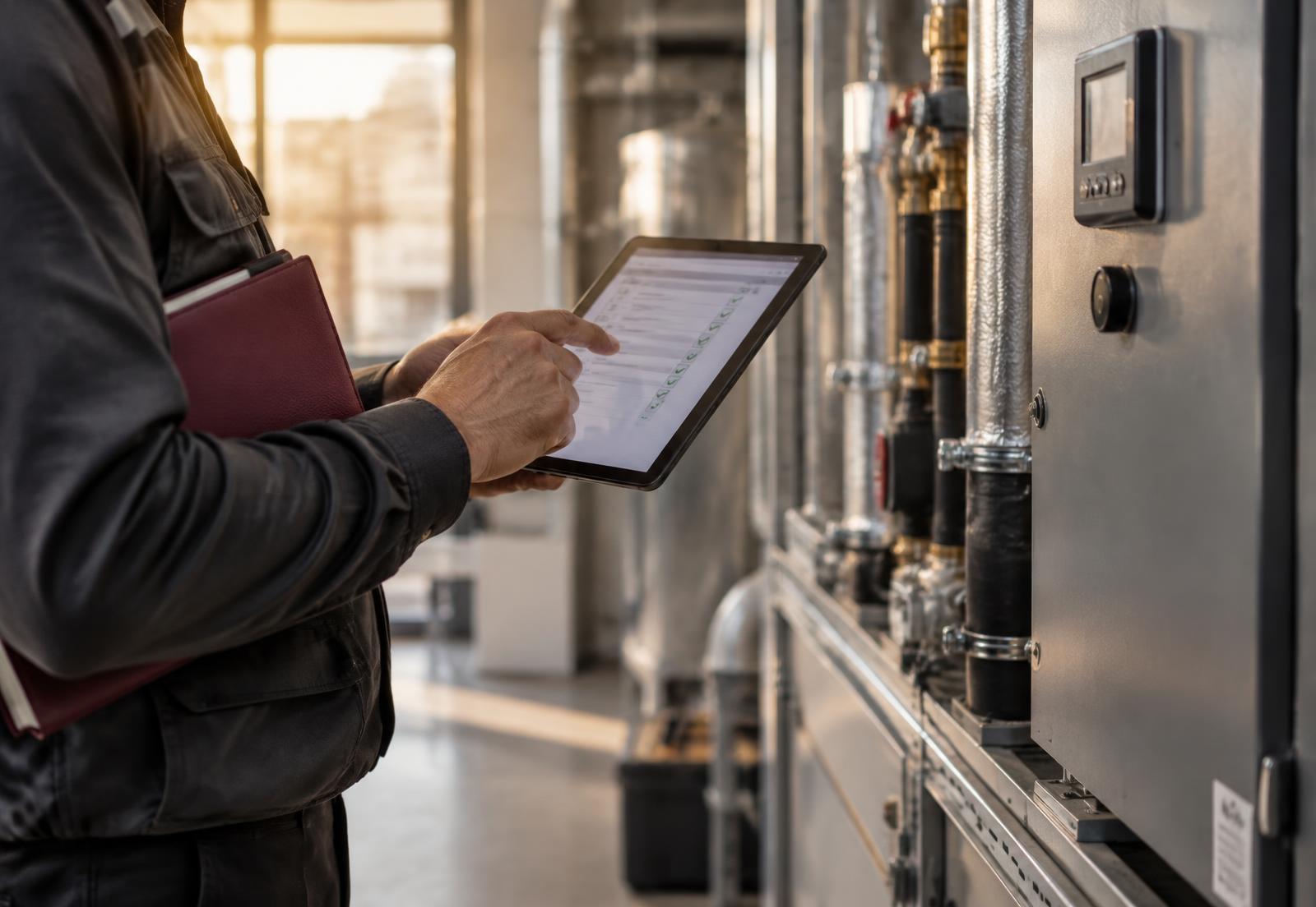 Building operations inspection using a digital checklist